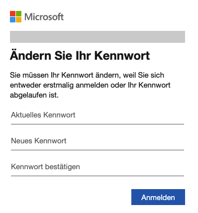 Kennwort ändern